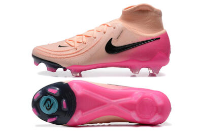Nike Phantom Luna Elite FG Firm Ground Soccer Cleats - Pink/Black/Blue