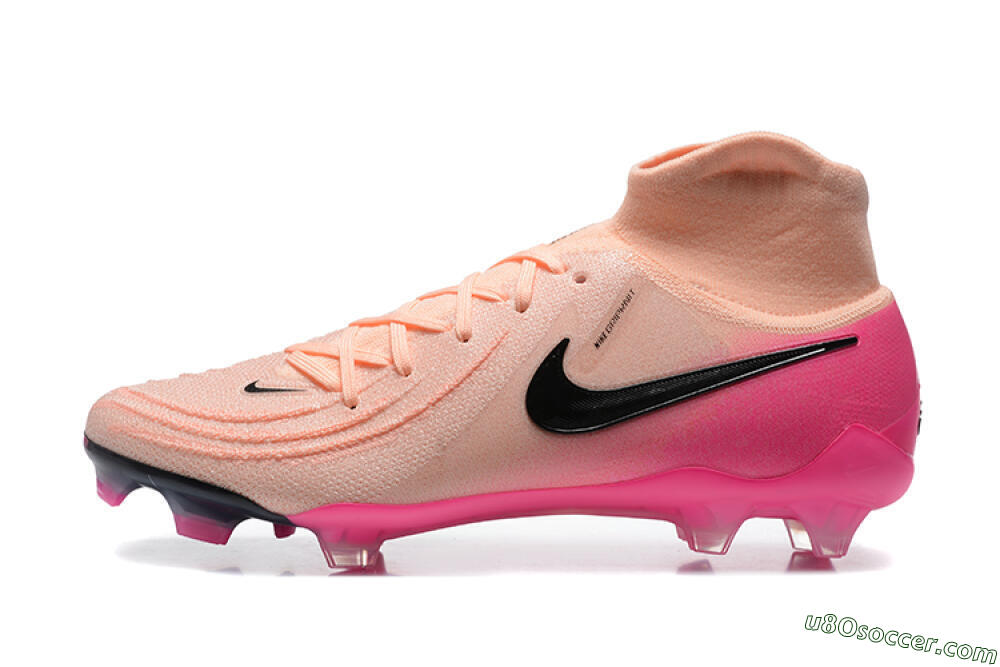 Nike Phantom Luna Elite FG Firm Ground Soccer Cleats - Pink/Black/Blue 2