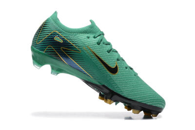 Nike Air Zoom Mercurial Vapor 16 Elite FG Firm Ground Soccer Cleats - Green/Black/Gold