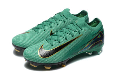 Nike Air Zoom Mercurial Vapor 16 Elite FG Firm Ground Soccer Cleats - Green/Black/Gold