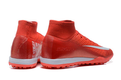 Nike Air Zoom Mercurial Superfly 10 Elite TF Artificial Turf Soccer Shoes - Red/White