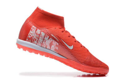 Nike Air Zoom Mercurial Superfly 10 Elite TF Artificial Turf Soccer Shoes - Red/White