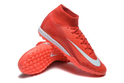 Nike Air Zoom Mercurial Superfly 10 Elite TF Artificial Turf Soccer Shoes - Red/White