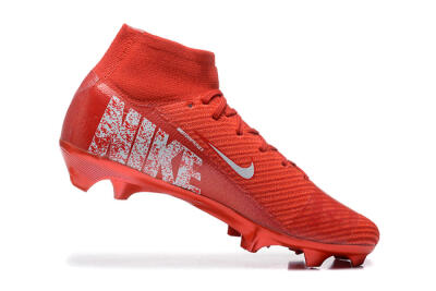Nike Air Zoom Mercurial Superfly 10 Elite FG Firm Ground Soccer Cleats - Red/White