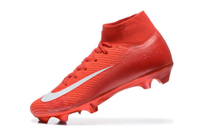 Nike Air Zoom Mercurial Superfly 10 Elite FG Firm Ground Soccer Cleats - Red/White