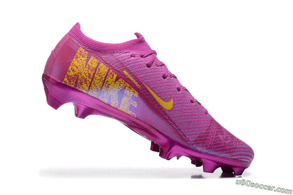 Nike Air Zoom Mercurial Vapor 16 Elite FG Firm Ground Soccer Cleats - Pink/Yellow 7