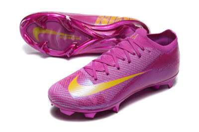 Nike Air Zoom Mercurial Vapor 16 Elite FG Firm Ground Soccer Cleats - Pink/Yellow