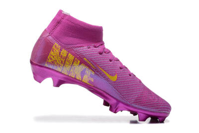 Nike Air Zoom Mercurial Superfly 10 Elite FG Firm Ground Soccer Cleats - PurpleYellow