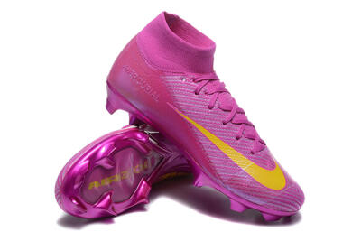 Nike Air Zoom Mercurial Superfly 10 Elite FG Firm Ground Soccer Cleats - PurpleYellow