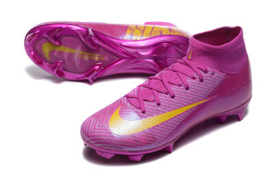 Nike Air Zoom Mercurial Superfly 10 Elite FG Firm Ground Soccer Cleats - PurpleYellow