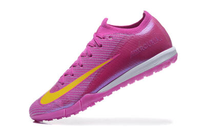 Nike Air Zoom Mercurial Vapor 16 Elite TF Artificial Turf Soccer Shoes - Pink/Yellow/White