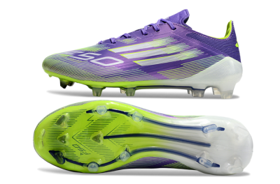 Adidas F50 Elite FG Firm Ground Soccer Cleats - Purple/Yellow/Blue