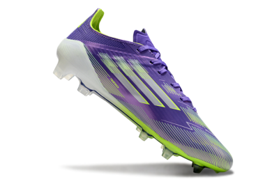 Adidas F50 Elite FG Firm Ground Soccer Cleats - Purple/Yellow/Blue
