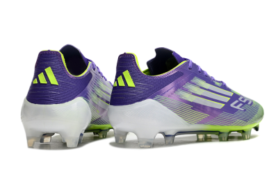 Adidas F50 Elite FG Firm Ground Soccer Cleats - Purple/Yellow/Blue