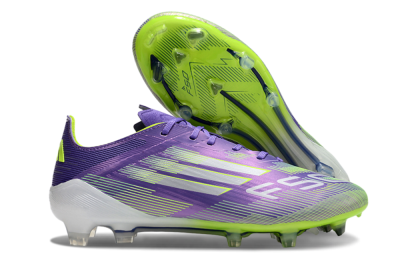 Adidas F50 Elite FG Firm Ground Soccer Cleats - Purple/Yellow/Blue
