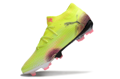 Puma Future 8 Ultimate FG Firm Ground Soccer Cleats - Yellow/Pink/Black