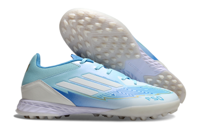 Adidas F50 Pro TF Artificial Turf Soccer Shoes - Jade/White/Beige