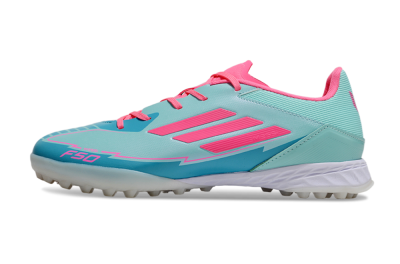 Adidas F50 Pro TF Artificial Turf Soccer Shoes - Jade/Pink/White