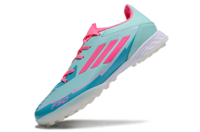 Adidas F50 Pro TF Artificial Turf Soccer Shoes - Jade/Pink/White