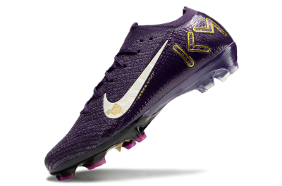 Nike Air Zoom Mercurial Vapor 16 Elite FG Firm Ground Soccer Cleats - Purple/White/Gold