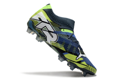 Puma Future Ultimate FG Firm Ground Soccer Cleats - Black/Yellow/Blue