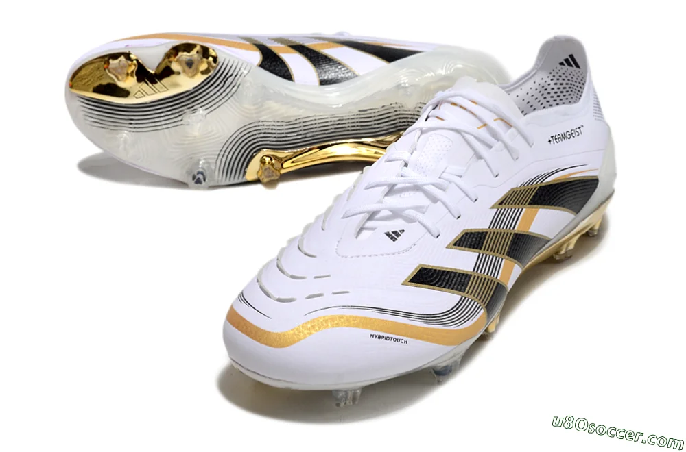 adidas Predator Eliteホワイト/ブラック/ゴールド adidas Predator Elite FG Generation Pred 2.0 - Footwear