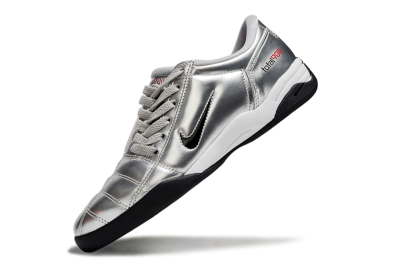 Nike Total 90 II IC Indoor & Futsal Soccer Shoes - Silver/Black/White
