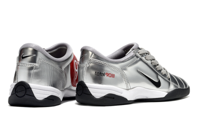 Nike Total 90 II IC Indoor & Futsal Soccer Shoes - Silver/Black/White