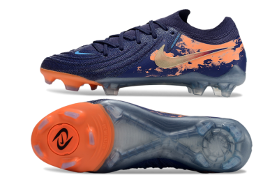 Nike Phantom Luna Elite FG Firm Ground Soccer Cleats - Blue/White/Orange