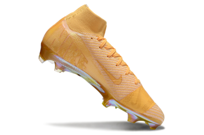 Nike Air Zoom Mercurial Superfly 10 Elite FG Firm Ground Soccer Cleats - Gold/Gold