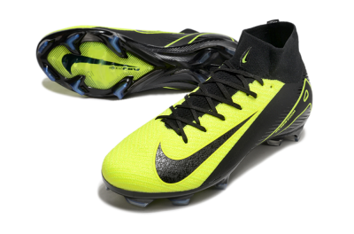 Nike Air Zoom Mercurial Superfly 10 Elite FG Firm Ground Soccer Cleats - Black/Yellow