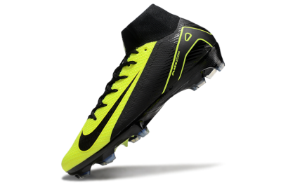 Nike Air Zoom Mercurial Superfly 10 Elite FG Firm Ground Soccer Cleats - Black/Yellow