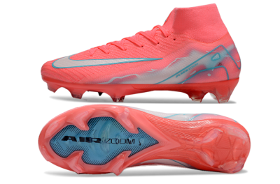 Nike Air Zoom Mercurial Superfly 10 Elite FG Firm Ground Soccer Cleats - Red/Silver/Blue