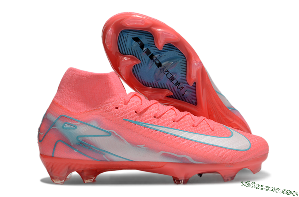Nike Air Zoom Mercurial Superfly 10 Elite FG Firm Ground Soccer Cleats - Red/Silver/Blue 1