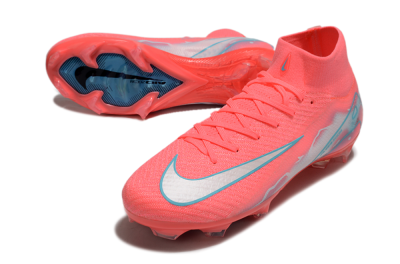 Nike Air Zoom Mercurial Superfly 10 Elite FG Firm Ground Soccer Cleats - Red/Silver/Blue