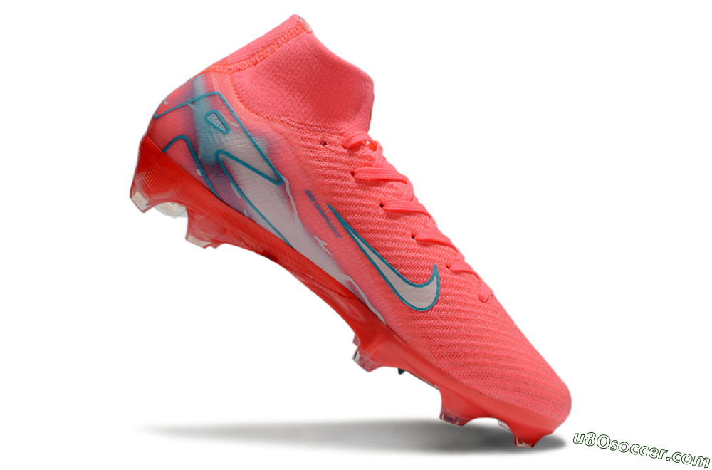 Nike Air Zoom Mercurial Superfly 10 Elite FG Firm Ground Soccer Cleats - Red/Silver/Blue 4