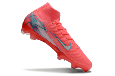 Nike Air Zoom Mercurial Superfly 10 Elite FG Firm Ground Soccer Cleats - Red/Silver/Blue