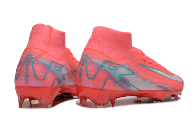 Nike Air Zoom Mercurial Superfly 10 Elite FG Firm Ground Soccer Cleats - Red/Silver/Blue