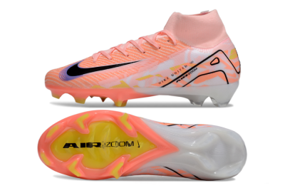 Nike Air Zoom Mercurial Superfly 10 Elite FG Firm Ground Soccer Cleats - Pink/Black/Purple