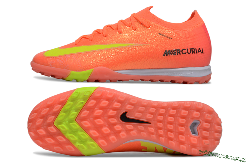 Nike Air Zoom Mercurial Vapor 16 Elite TF Artificial Turf Soccer Shoes - Red/Yellow/Black 0