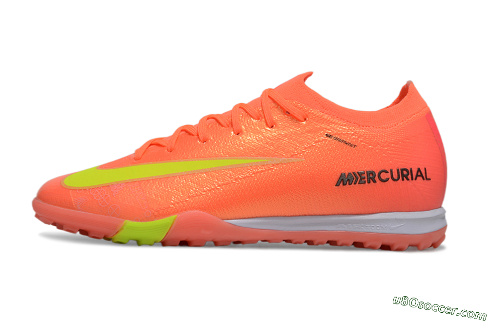Nike Air Zoom Mercurial Vapor 16 Elite TF Artificial Turf Soccer Shoes - Red/Yellow/Black 2