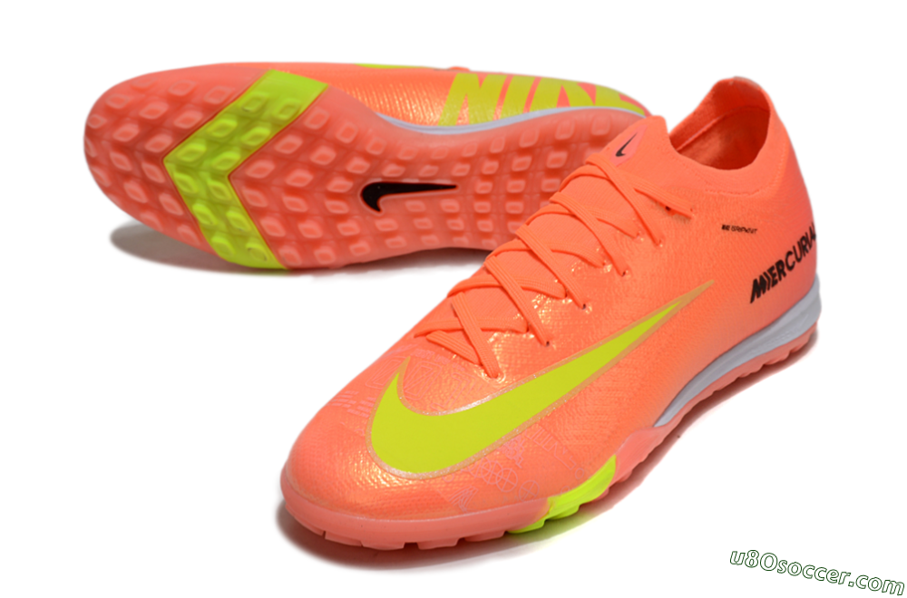 Nike Air Zoom Mercurial Vapor 16 Elite TF Artificial Turf Soccer Shoes - Red/Yellow/Black 3