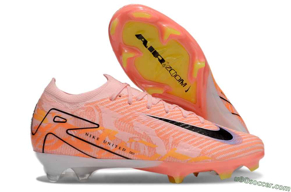 Nike Air Zoom Mercurial Vapor 16 Elite FG Firm Ground Soccer Cleats - Pink/Black/Purple 1