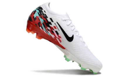 Nike Air Zoom Mercurial Vapor 16 Elite FG Firm Ground Soccer Cleats - White/Black/Red