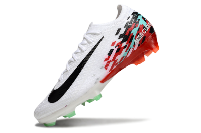 Nike Air Zoom Mercurial Vapor 16 Elite FG Firm Ground Soccer Cleats - White/Black/Red