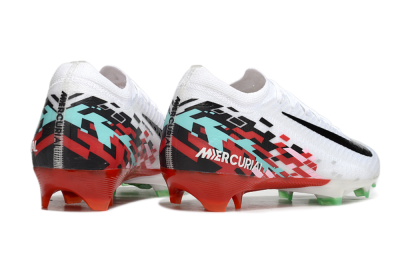 Nike Air Zoom Mercurial Vapor 16 Elite FG Firm Ground Soccer Cleats - White/Black/Red