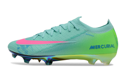 Nike Air Zoom Mercurial Vapor 16 Elite FG Firm Ground Soccer Cleats - Jade/Pink/Blue