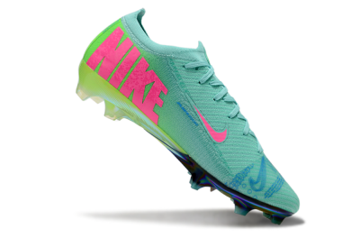 Nike Air Zoom Mercurial Vapor 16 Elite FG Firm Ground Soccer Cleats - Jade/Pink/Blue