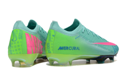 Nike Air Zoom Mercurial Vapor 16 Elite FG Firm Ground Soccer Cleats - Jade/Pink/Blue