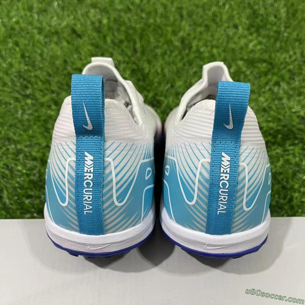 Nike Air Zoom Mercurial Vapor 16 Pro TF Artificial Turf Soccer Shoes - White/Purple/Pink/Jade